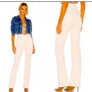 NWOT AGOLDE Vintage High Rise Flare in Paper off-White Jeans size 29